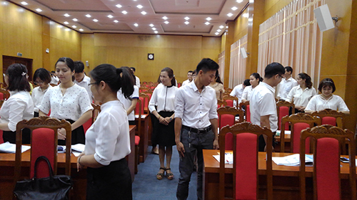 ロールプレイング(あいさつ)