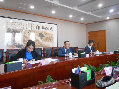 中国職工対外交流中心との会談